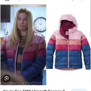 NWT LL Bean puffer coat childs large but fits women size small Allison Kevin NEW
